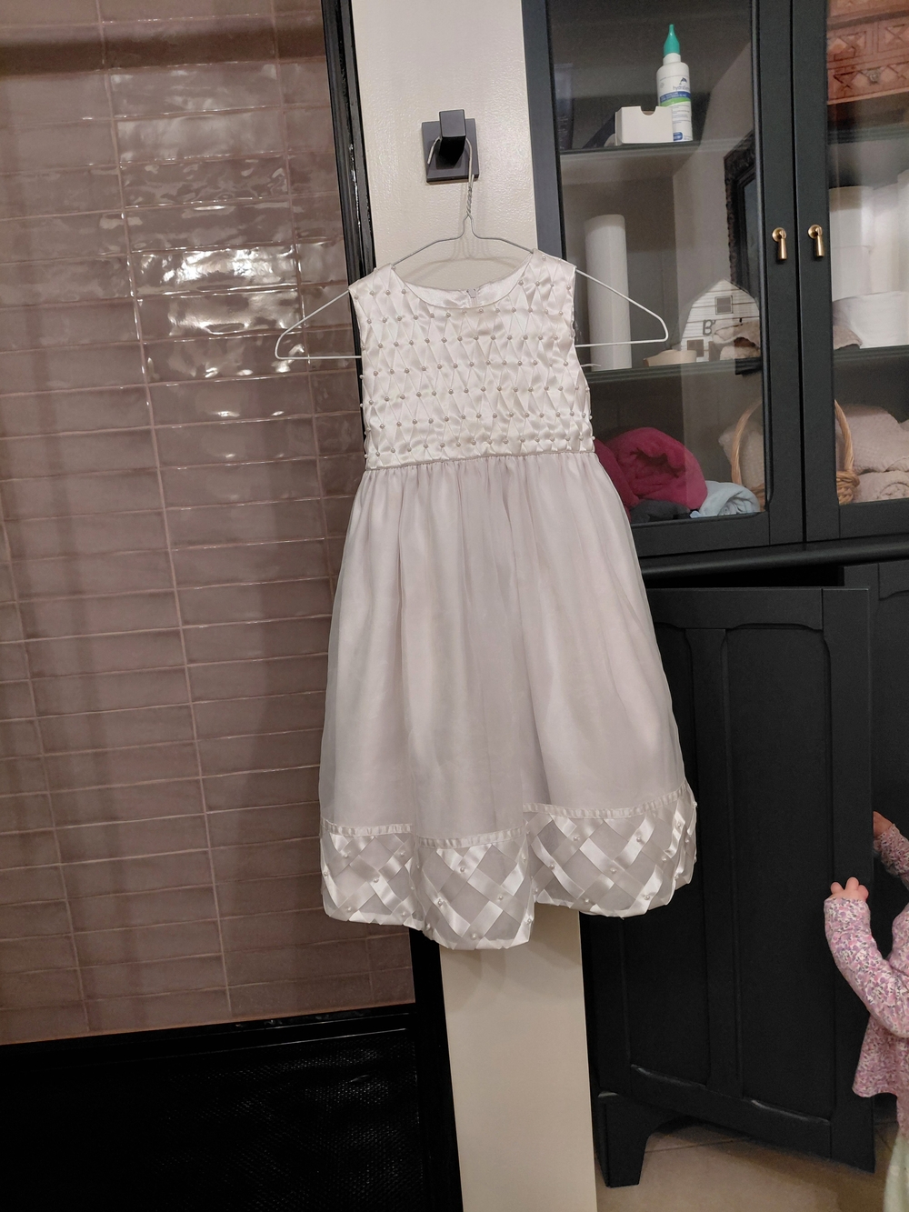 Flower Girl White Dress 4T